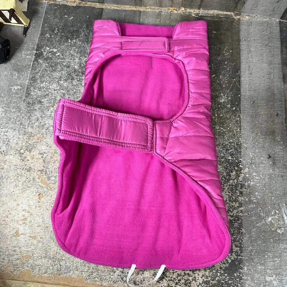 Top-Paw Dog Puffer Jacket Size‎ Large Pink Dot New w/tags